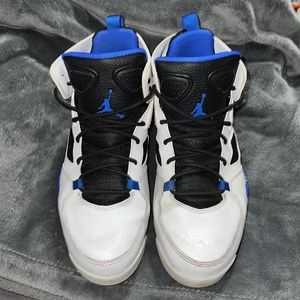 Nike Air Jordan '91 Flight Club 91 White/Blue 555475-107 Men's Size 9.5